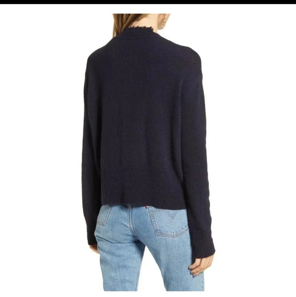 NWOT Treasure & Bond Distressed Crew Neck Sweater - Picture 3 of 5